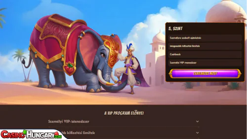 Alawin Kaszinó VIP program