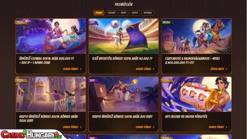 Alawin kaszinó bónuszok