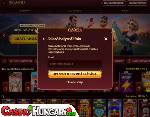 Casoola Casino Bejelentkezési probléma