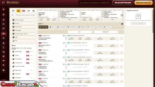 Casoola Kaszinó Sportfogadás
