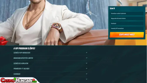 Golisimo Kaszinó VIP program