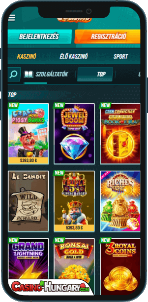 Golisimo Kaszinó mobilalkalmazás