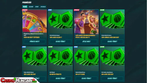 Golisimo kaszinó bónuszok