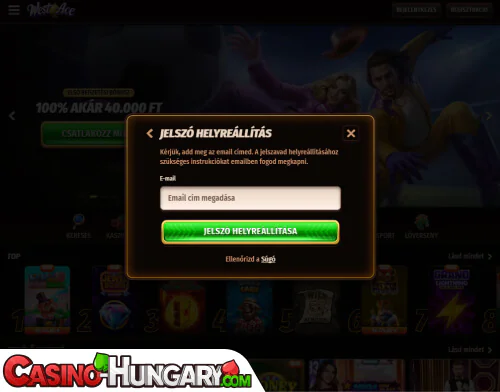 westace casino bejelentkezési probléma