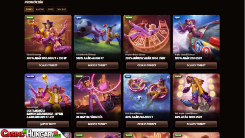 westace kaszinó bónuszok