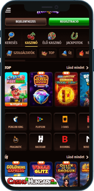 westace kaszinó mobilalkalmazás