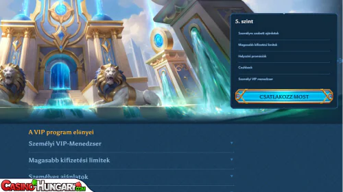 casea kaszinó vip program