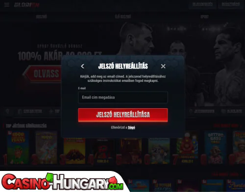 glorion casino bejelentkezési probléma