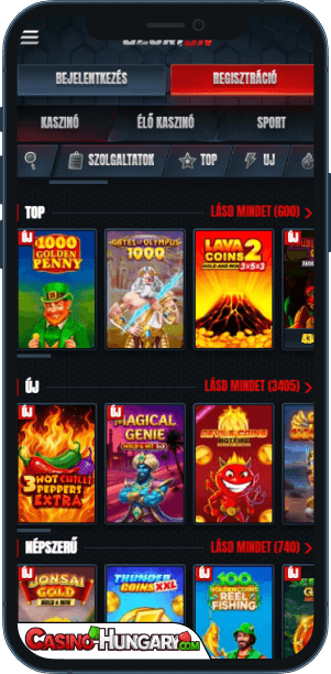 glorion kaszinó mobilalkalmazás