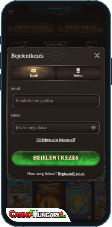 alterspin kaszinó bejelentkezés