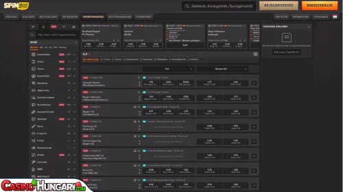 spinboss kaszinó Sportfogadás