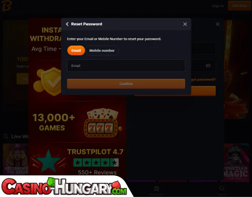 blaze spins kaszinó bejelentkezési probléma
