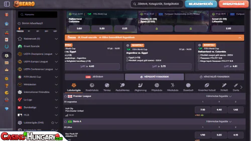 bearo kaszinó Sportfogadás