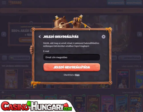 bearo kaszinó bejelentkezési probléma